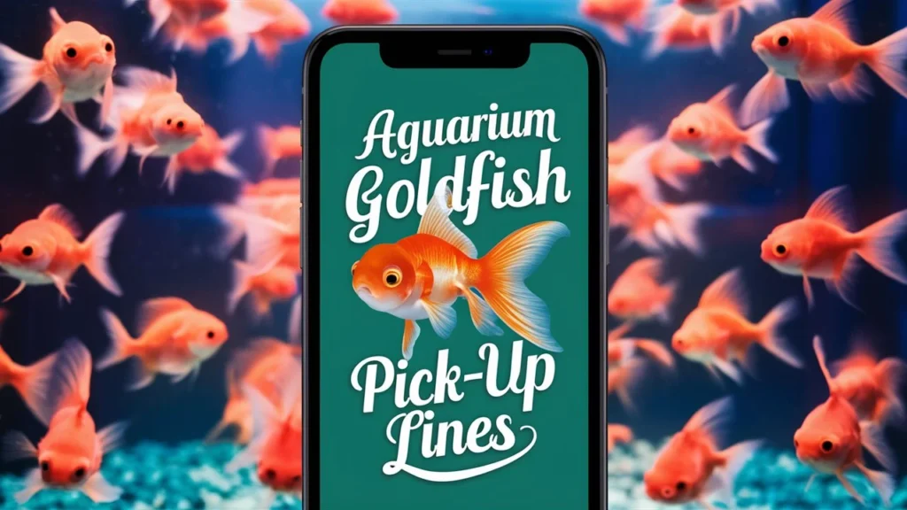 Aquarium goldfish pick up lines