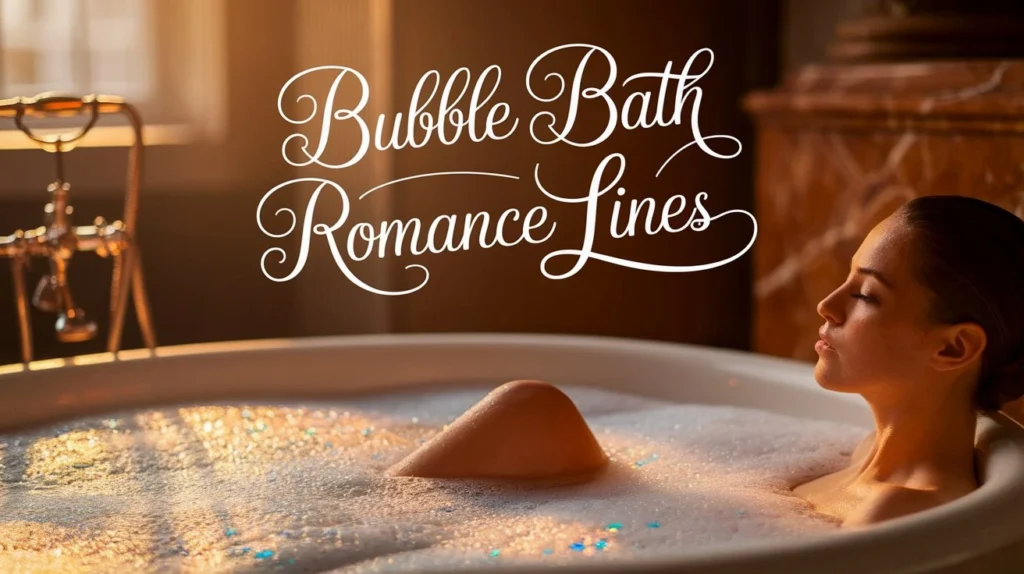 Bubble Bath Romance Lines