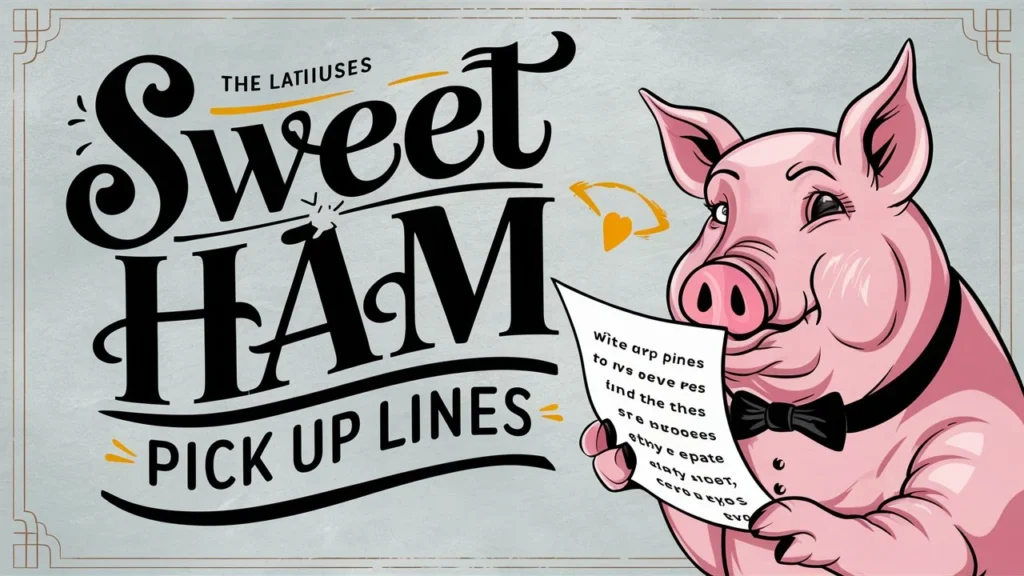 Sweet ham pick up lines