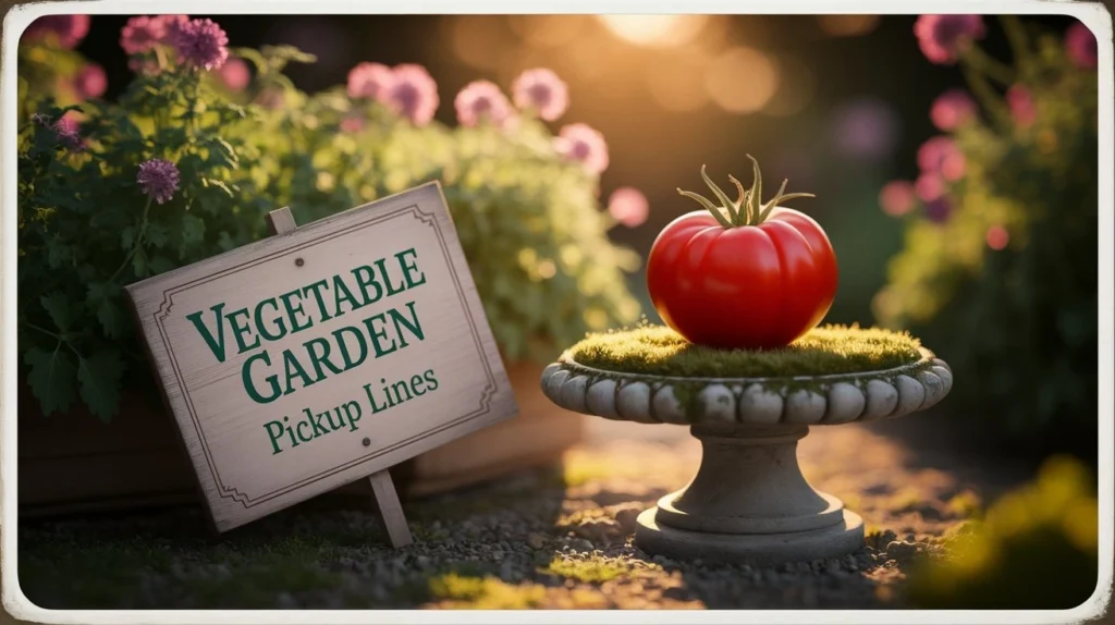 Vegetable Garden Pickup Lines