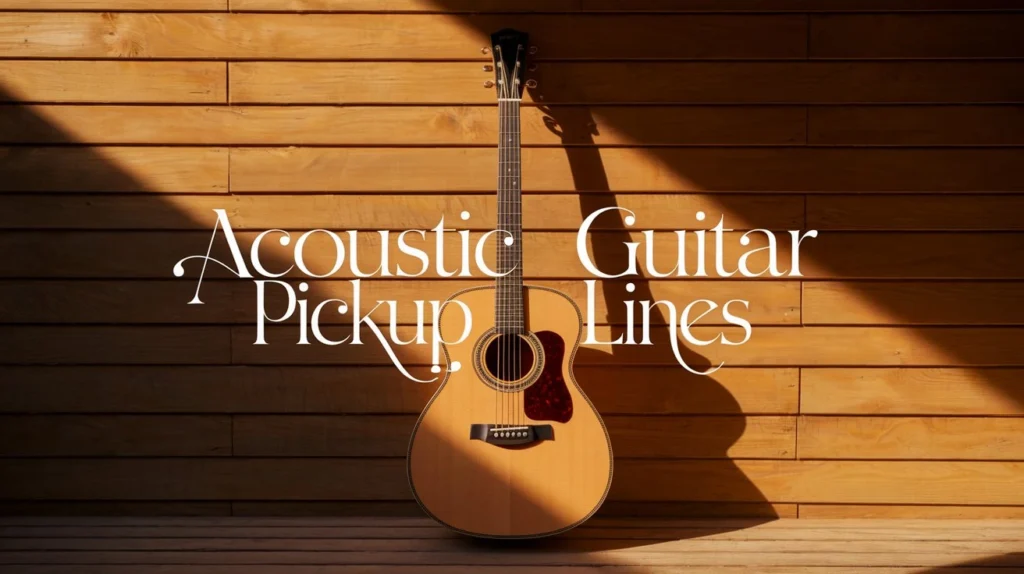 Acoustic Guitar Pickup Lines