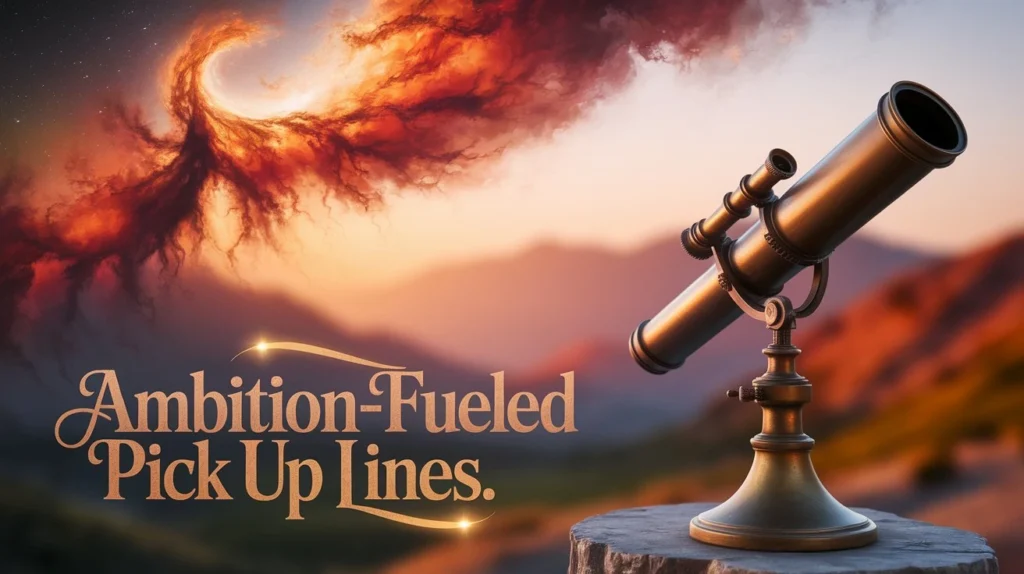 Ambition-fueled pick up lines