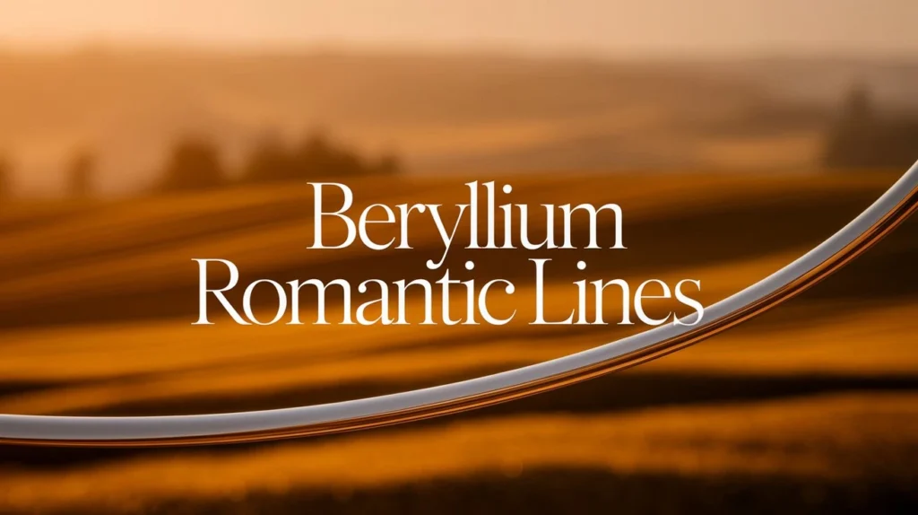 Beryllium Romantic Lines