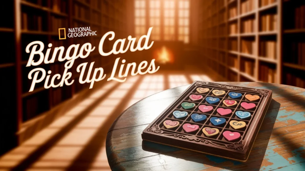 Bingo Card Pick Up Lines