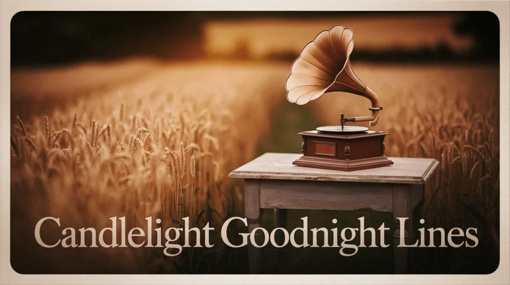 Candlelight Goodnight Lines