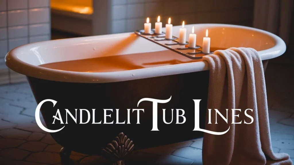 Candlelit Tub Lines