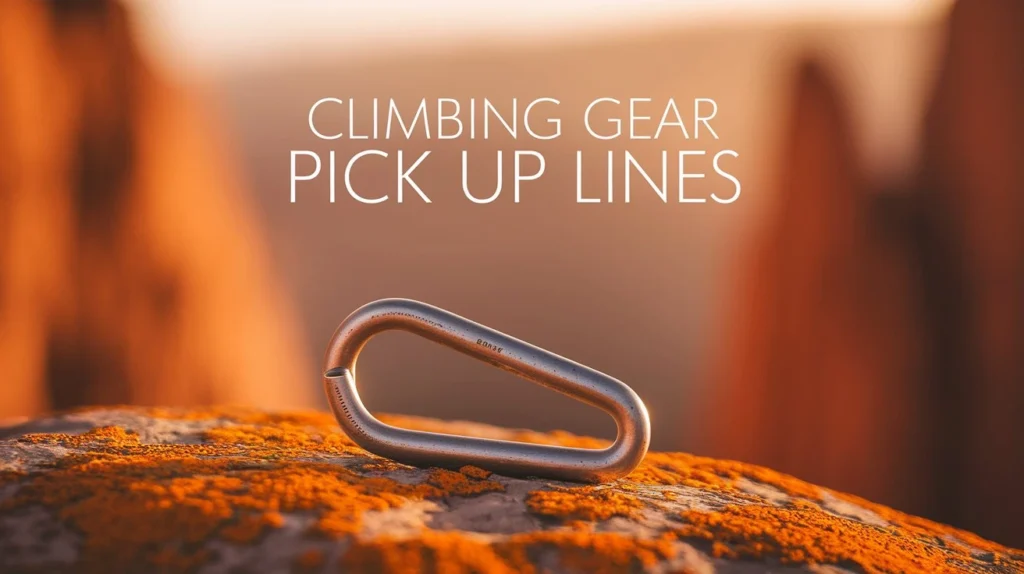 Climbing Gear Pick Up Lines