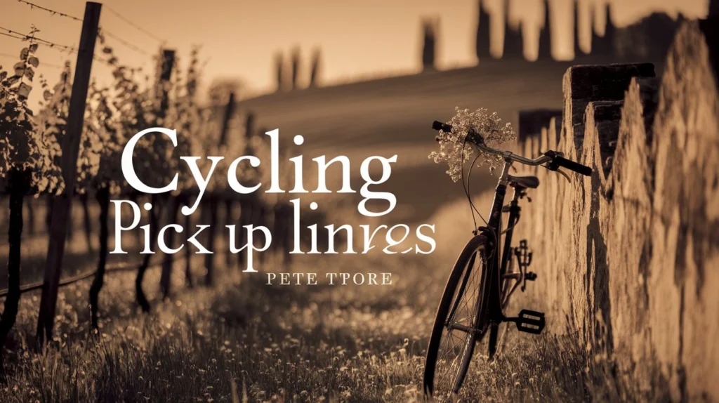 Cycling Pick Up Lines