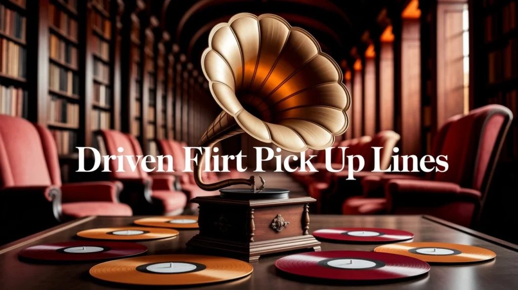 Driven flirt pick up lines