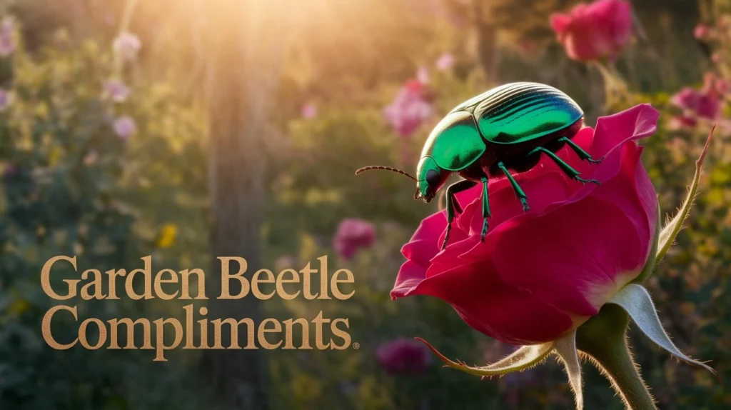 Garden Beetle Compliments
