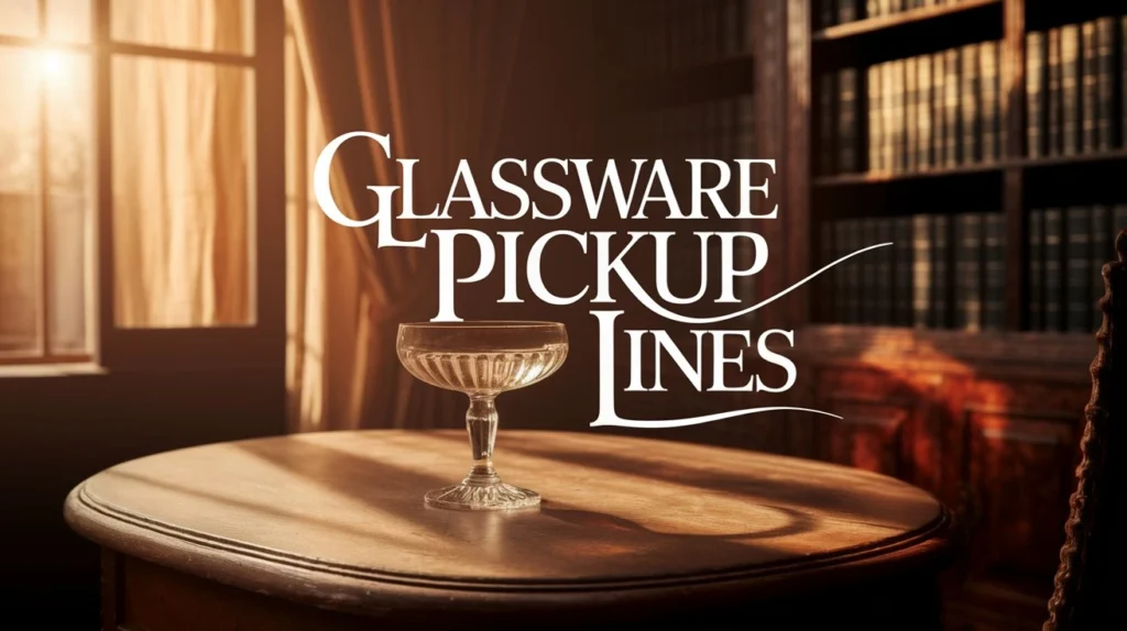 Glassware Pickup Lines