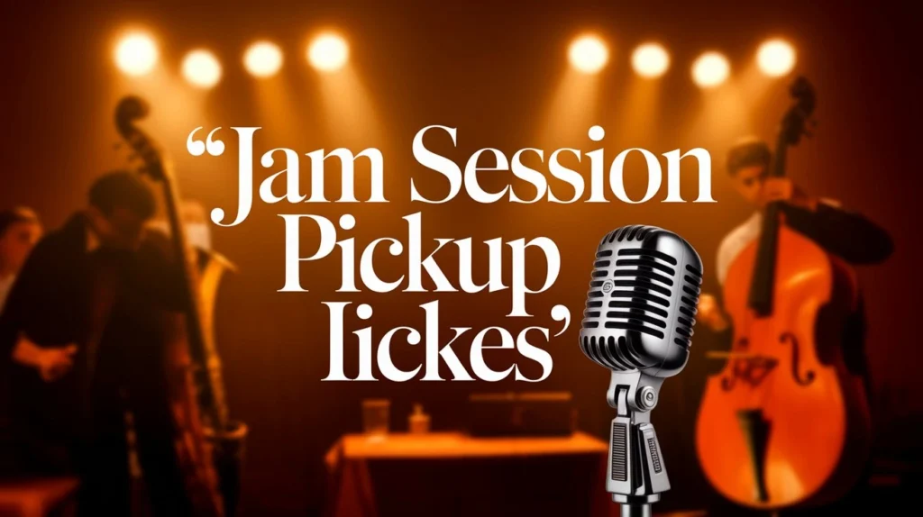 Jam Session Pickup Lines