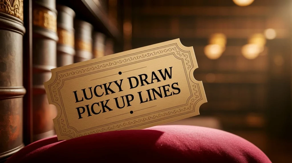 Lucky draw pick up lines