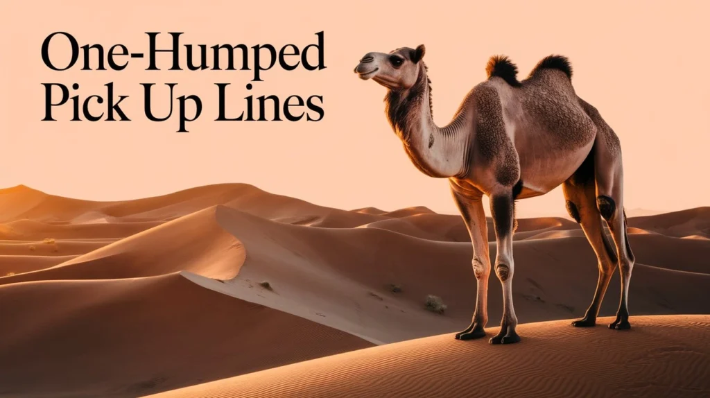 One-Humped Camel Pick Up Lines