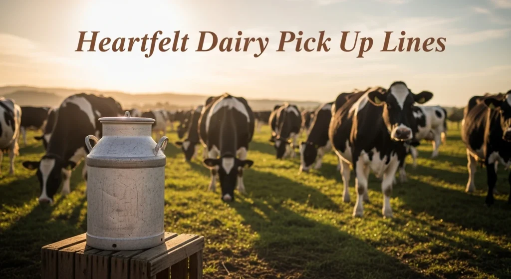 Heartfelt Dairy Pick Up Lines