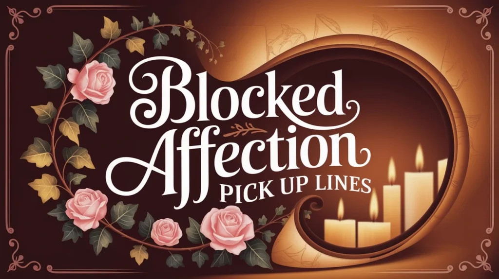 Blocked Affection Pick Up Lines
