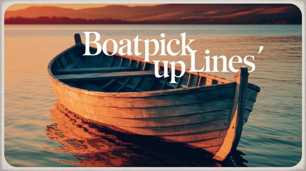 Boat Pick Up Lines