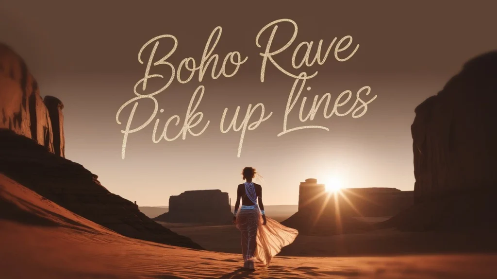 Boho Rave Pick Up Lines