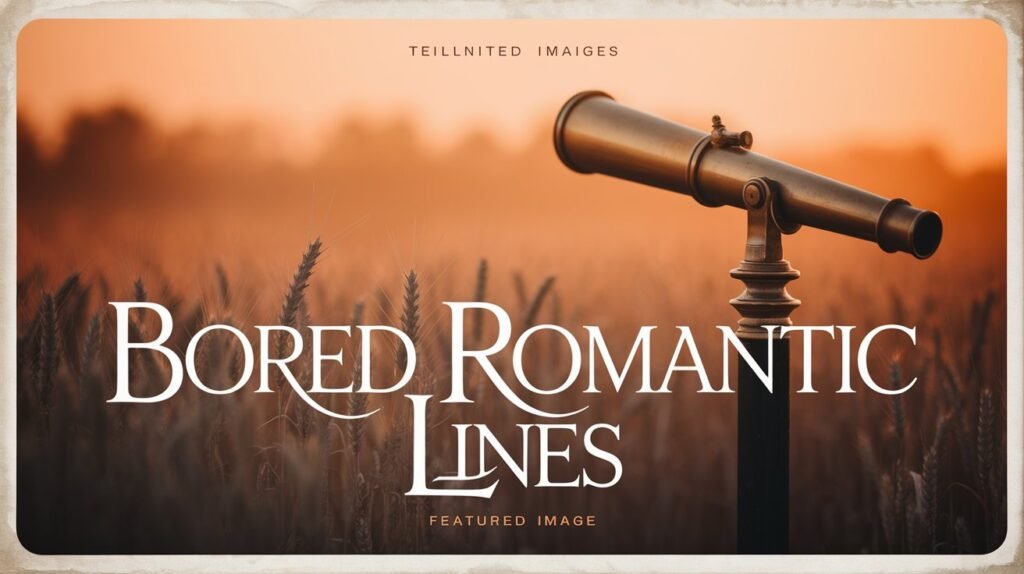 Bored Romantic Lines