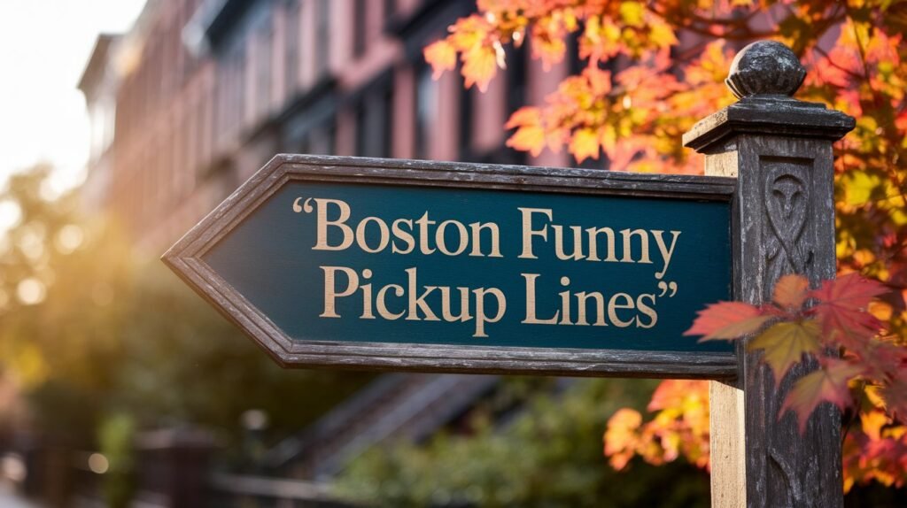 Boston Funny Pickup Lines