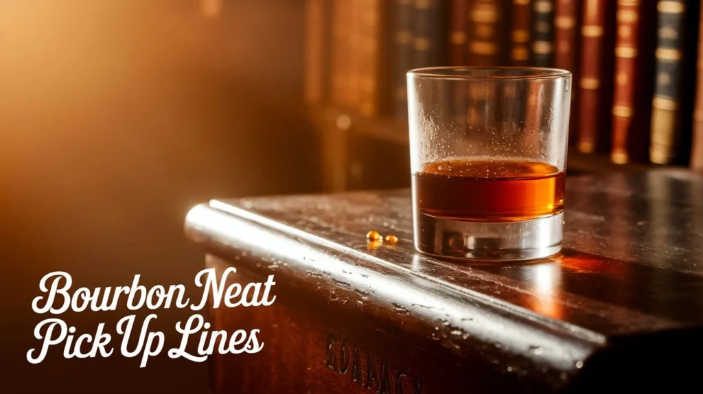 Bourbon Neat Pick Up Lines