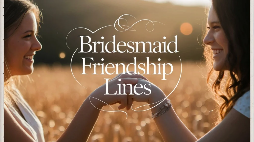 Bridesmaid Friendship Lines