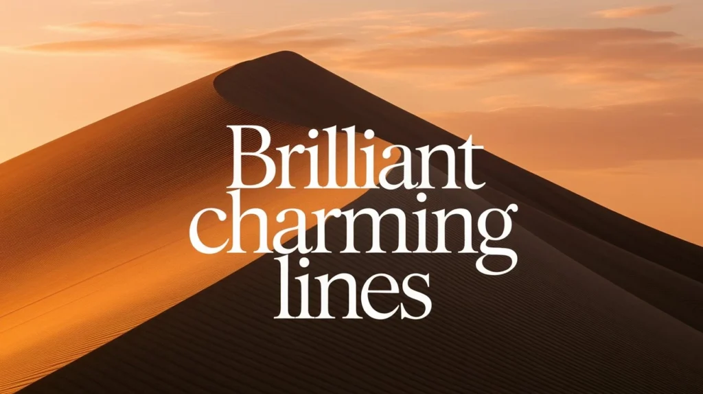 Brilliant Charming Lines