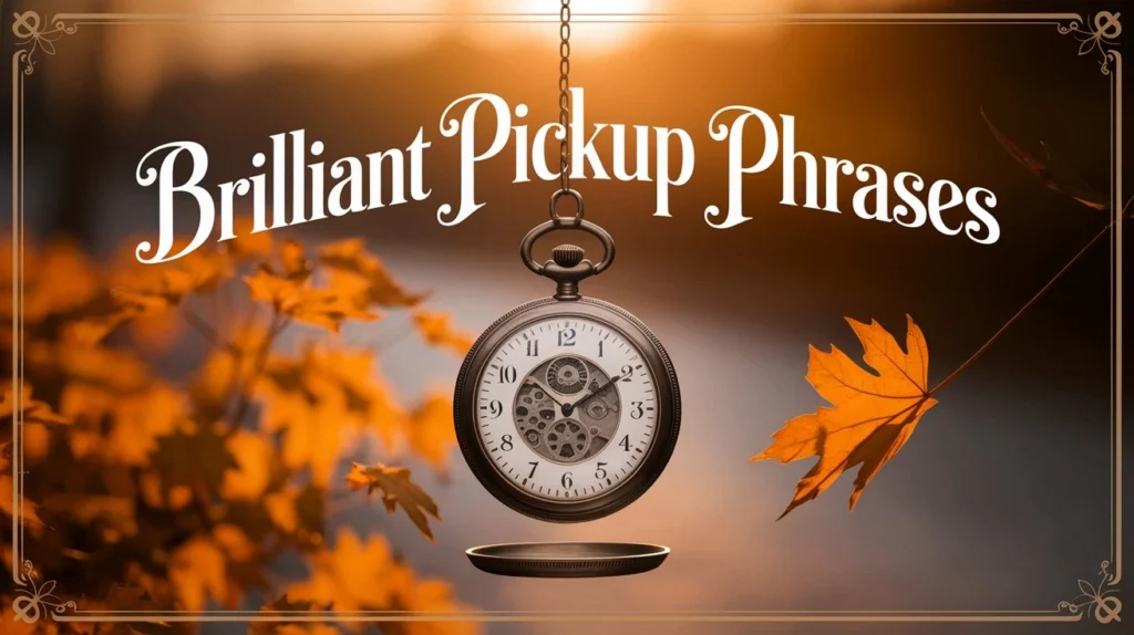 Brilliant Pickup Phrases