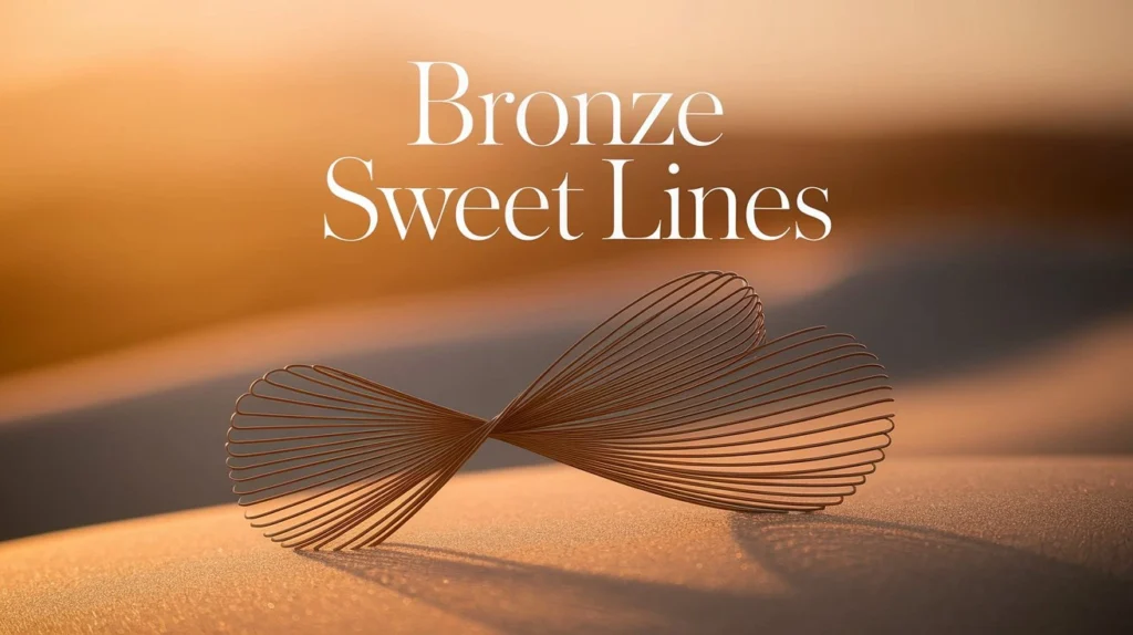 Bronze Sweet Lines