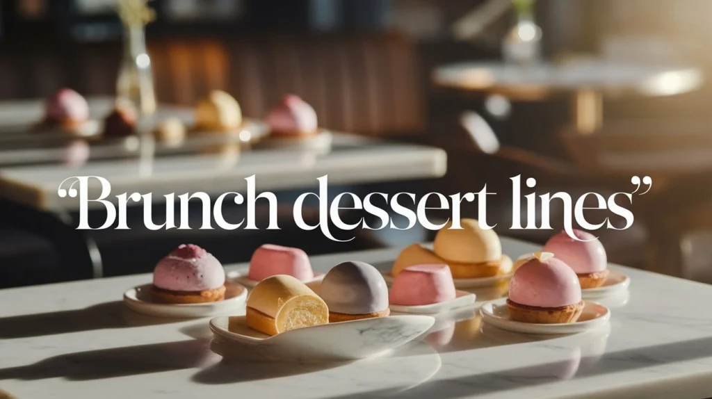 Brunch Dessert Lines