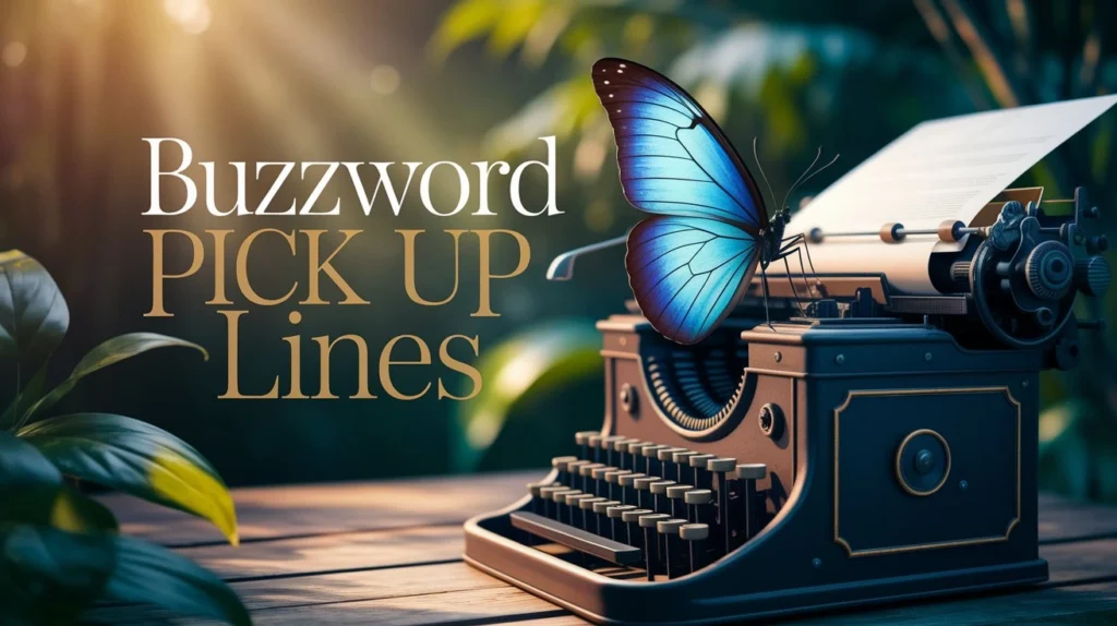 Buzzword Pick Up Lines