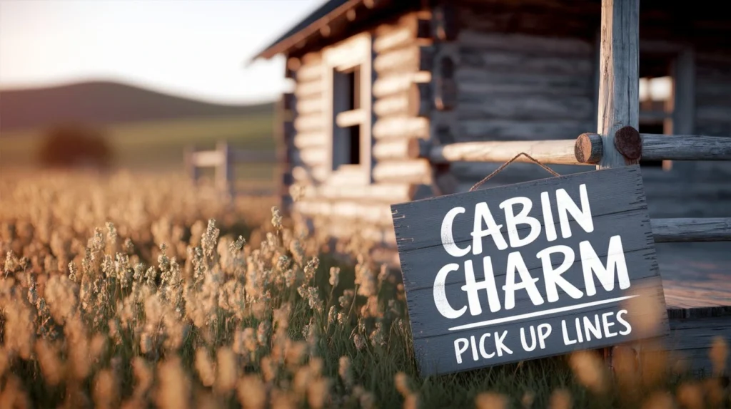 Cabin Charm Pick Up Lines