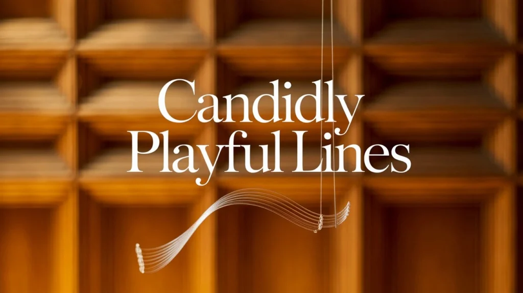 Candidly Playful Lines