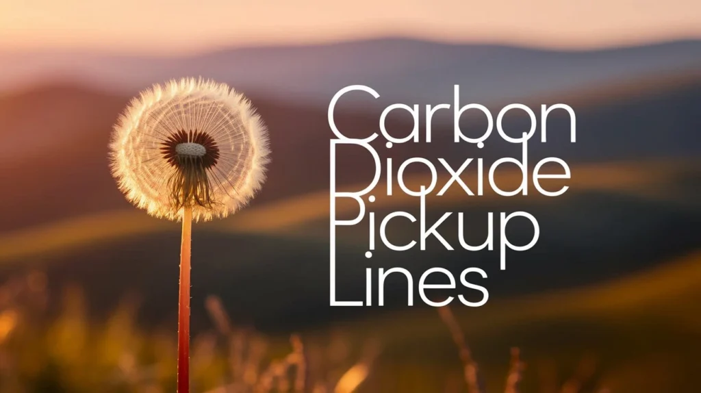 Carbon Dioxide Pickup Lines