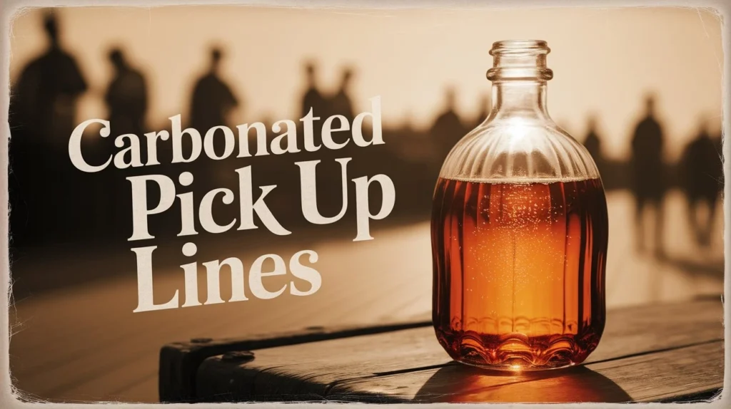 Carbonated Pick Up Lines