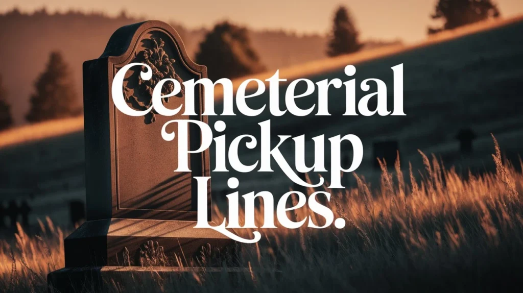 Cemeterial Pickup Lines