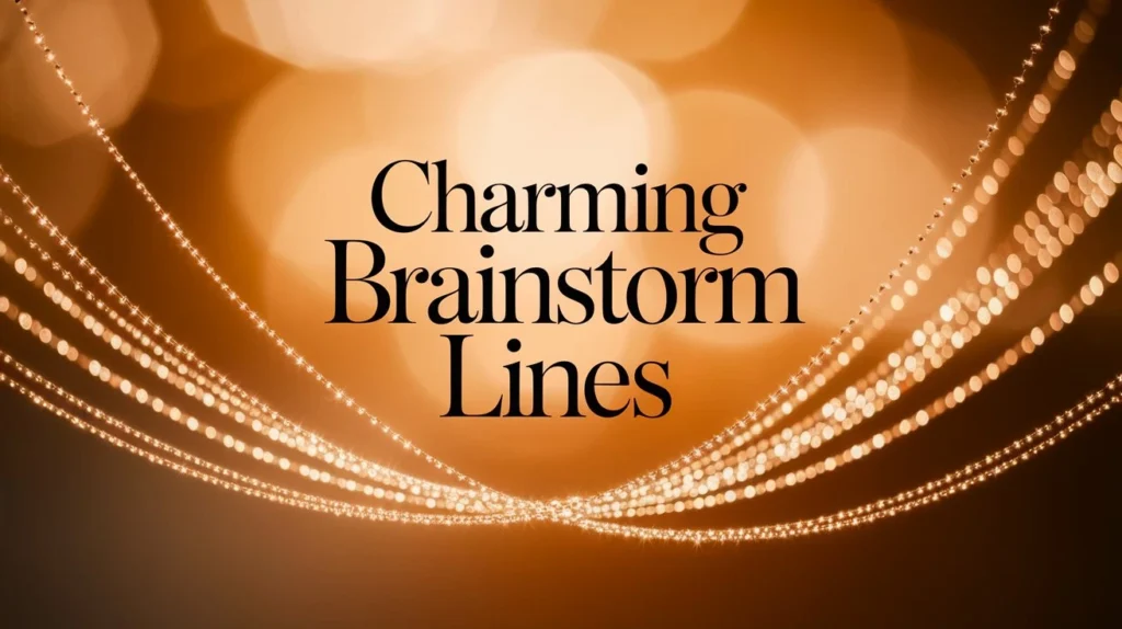 Charming Brainstorm Lines