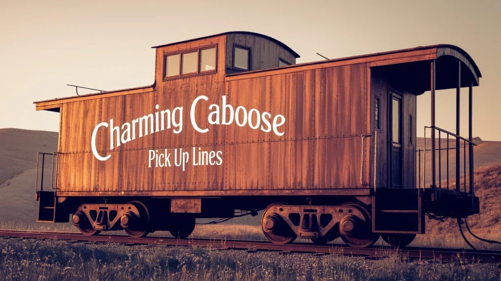 Charming caboose pick up lines