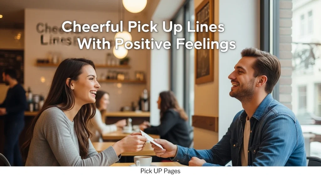 Cheerful Pick Up Lines With Positive Feelings