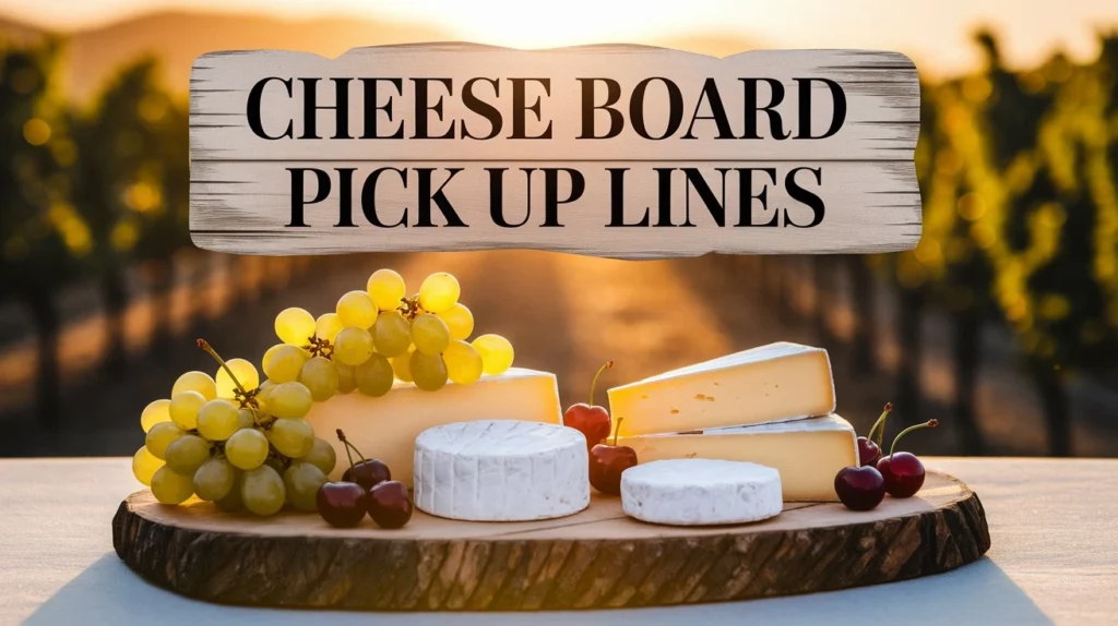 Cheese Board Pick Up Lines