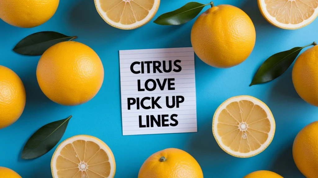 Citrus Love Pick Up Lines