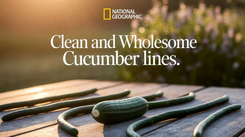 Clean And Wholesome Cucumber Lines
