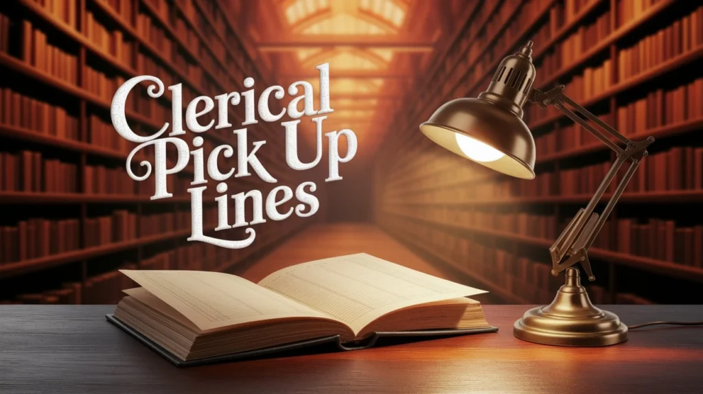 Clerical Pick Up Lines