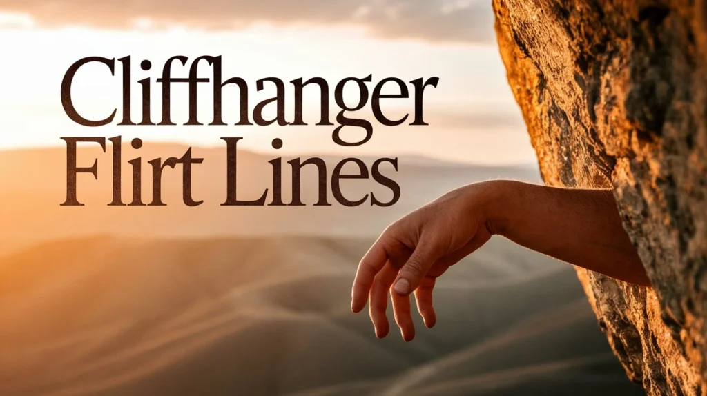 Cliffhanger Flirt Lines