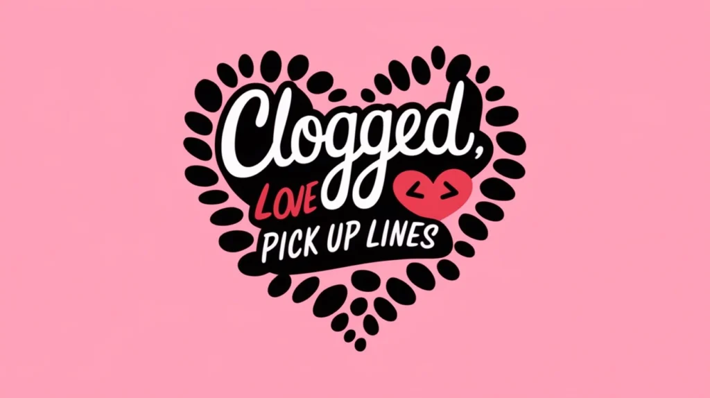 Clogged Love Pick Up Lines