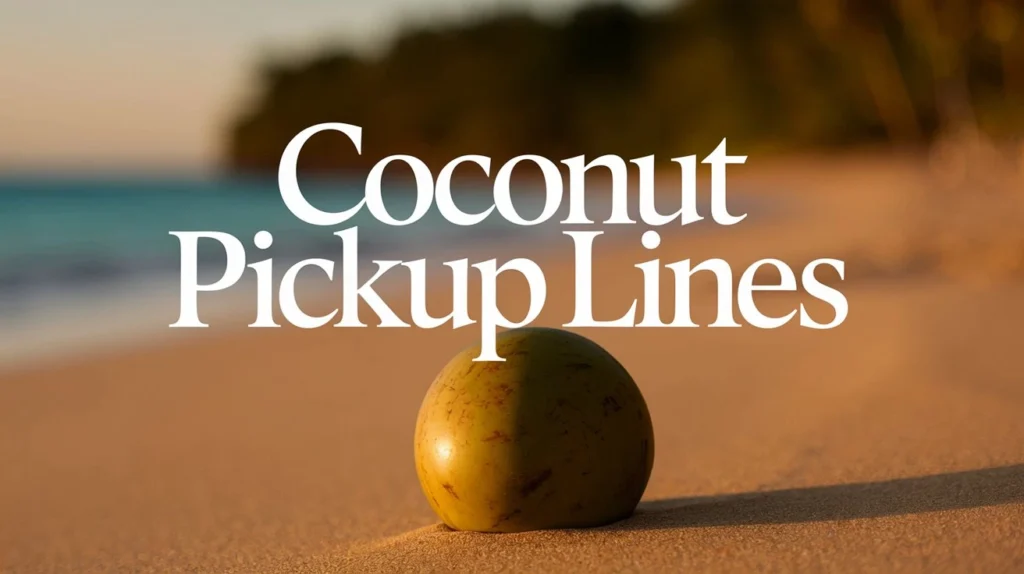 Coconut Pickup Lines