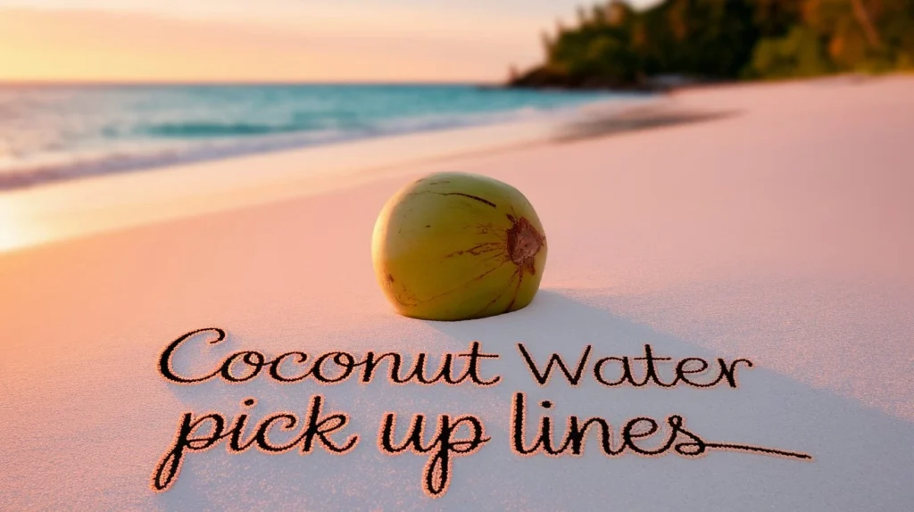 Coconut Water Pick Up Lines