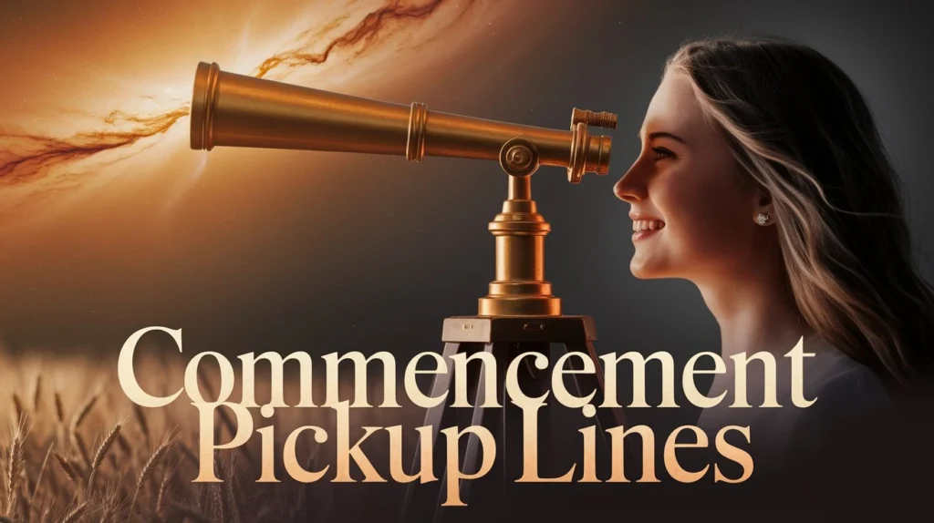 Commencement Pickup Lines