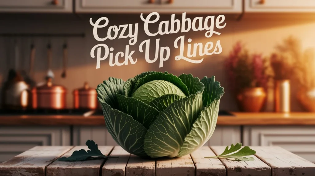 Cozy Cabbage Pick Up Lines