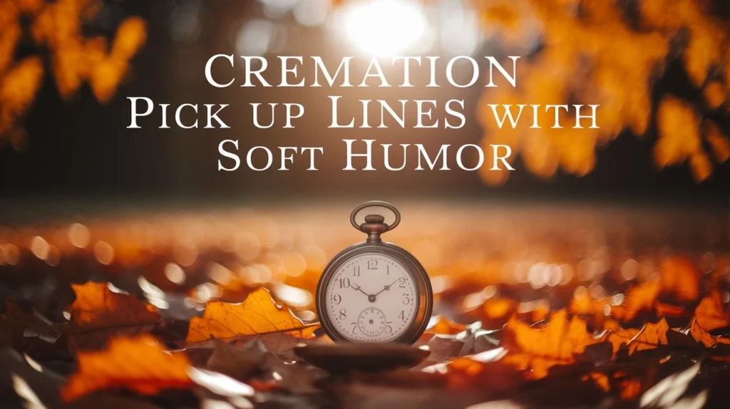 Cremation Pick Up Lines With Soft Humor